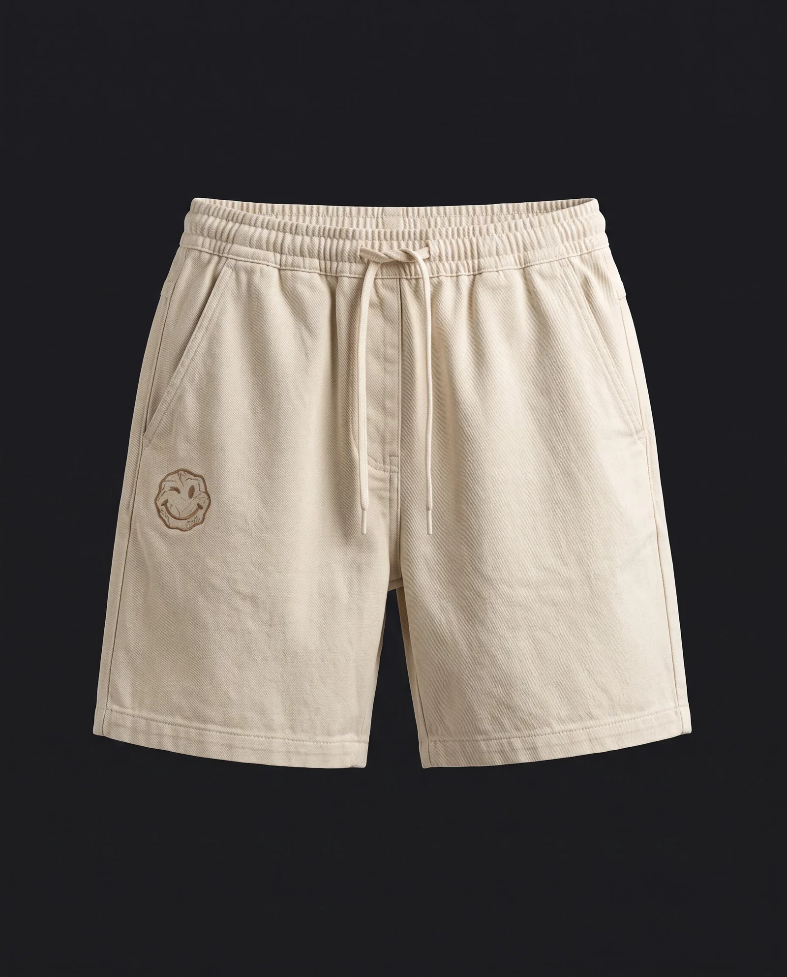 Crumb Shorts — Bone, front