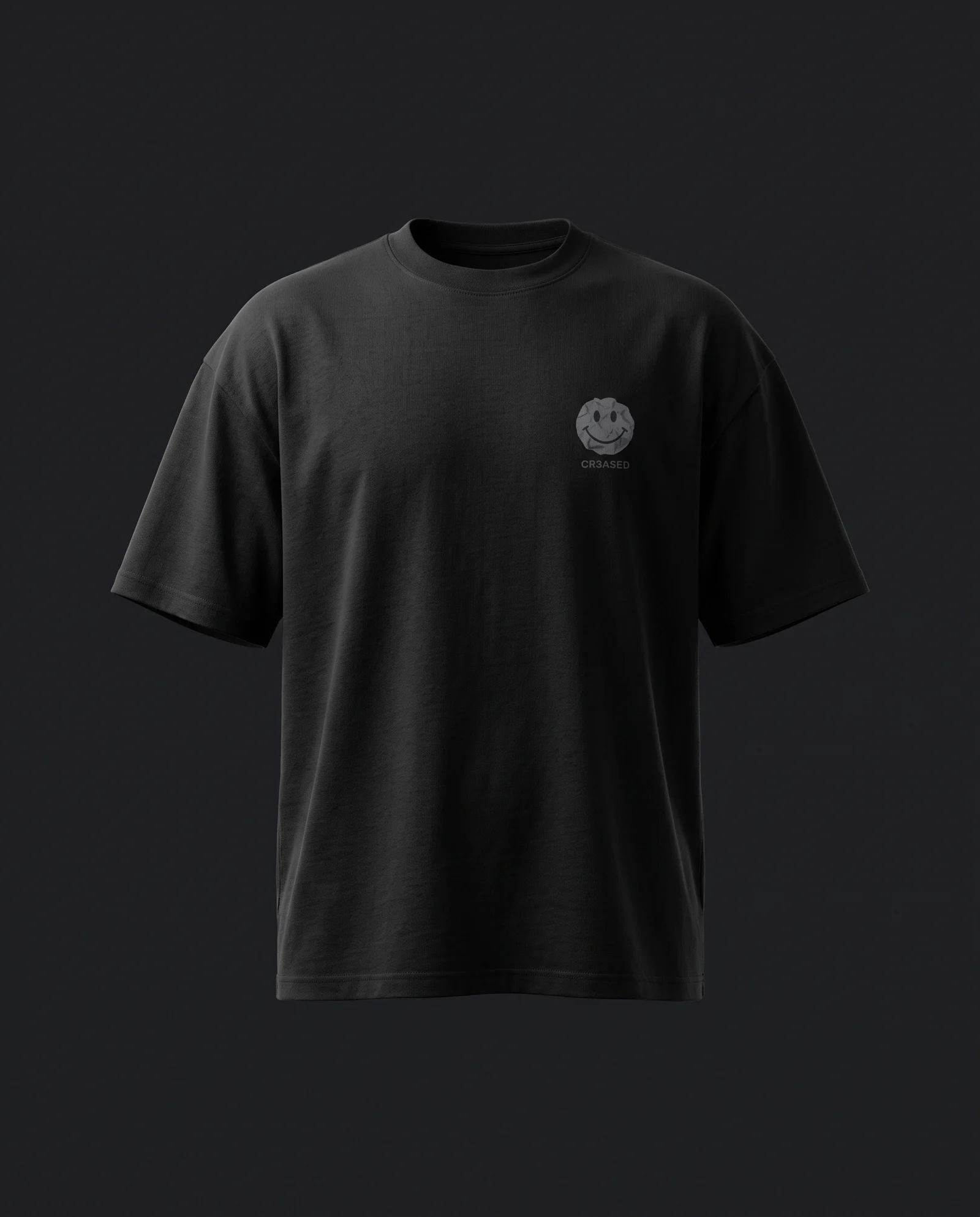 Puff Logo Tee — Ink, front